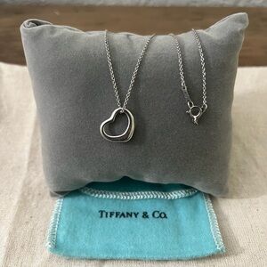 Tiffany & Co. Silver Open Heart Pendant